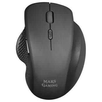 Mars Gaming Mmwergo Negro, Ratón Gaming Inalámbrico Ergonómico Para Ps4/ps5/xbox/switch/pc