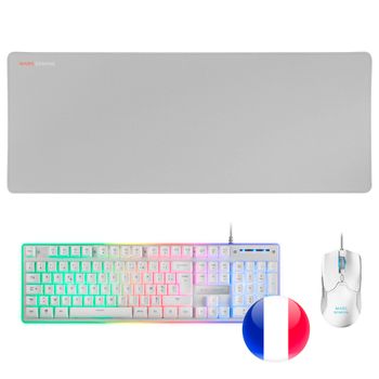 Mars Gaming Mkminiwbes, Teclado Rgb, Switch Outemu Pro Azul, Blanco, Idioma  Español con Ofertas en Carrefour