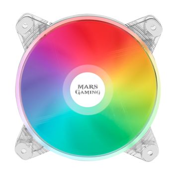 Mars Gaming Mfd, Ventilador Pc 120mm Rgb, Ultrasilencioso 14db, Molex, Transparente