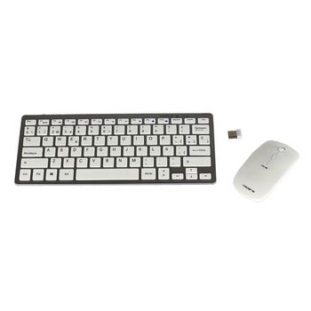 Teclado Y Ratón Inalámbrico Tacens 6leviscombov2 Blanco