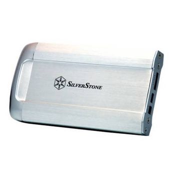 Silverstone Ms05s Plata Con Docking Disco Duro De 2.5 En 3.5