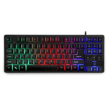 Keyboard Tkl Tastiera Usb Qwerty Italiano Nero