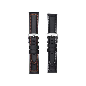 Asus Vivowatch Strap (hc-s01) Correa Negro, Naranja Cuero