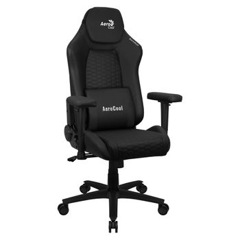 Aerocool Crown Silla Gaming Ergonómica Cuero Sintético Negro