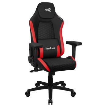 Aerocool Crown Silla Gaming Ergonómica Cuero Sintético Rojo