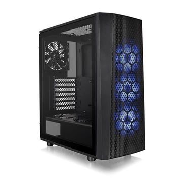 Thermaltake Atx Caja De Pc De Torre Mediana - Versa J24 Tg Rgb - Vidrio Templado - 3x120mm