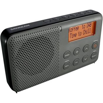 Sangean Dpr-64 Negro Radio Digital De Bolsillo Fm Con Rds Y