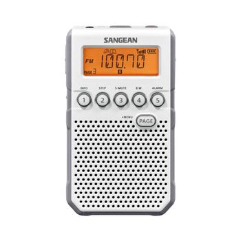 Sangean Dt-800 Blanco Radio Digital Bolsillo Am Fm Con Rds P