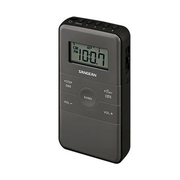 Sangean Dt-140 Negro Radio De Bolsillo Fm Am Batería Recarga