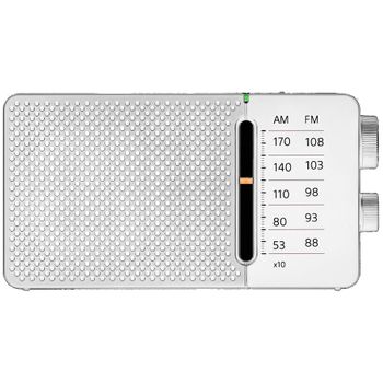 Sangean Sr-36 Blanco Radio Fm/am Altavoz Integrado Antena Telescópica Salida Auriculares