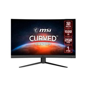 Monitor Gaming 31.5  Msi G32c4x Curvo Negro