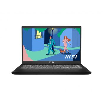 Msi Modern 15 B12m-094it Portátil 39,6 Cm (15.6') Full Hd Intel® Core™ I7 I7-1255u 16 Gb Ddr4-sdram 512 Gb Ssd Wi-fi 6 (802.11ax) Windows 11 Home Negro