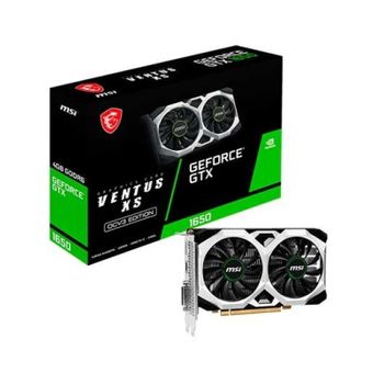 Tarjeta Gráfica Msi Gtx 1650 D6 Ventus Xs Ocv3 4gb Gddr6