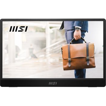 Msi Pro Mp161 E2 Monitor Portátil Negro 39,6 Cm (15.6') Led 1920 X 1080 Pixeles