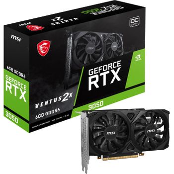 Msi Geforce Rtx 3050 Ventus 2x 6g Oc Nvidia 6 Gb Gddr6