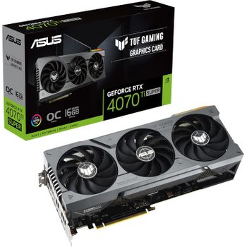 Asus Tuf Gaming Tuf-rtx4070tis-o16g-gaming Nvidia Geforce Rtx 4070 Ti Super 16 Gb Gddr6x