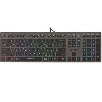 Teclado Qwerty  Para Juegos 12 Teclas De Navegación Multimedia 2x Puertos Usb Neon