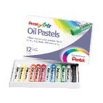 Pentel Pasteles De Aceite Caja 12 Ud Colores Brillantes Muy Surtidos Phn-12