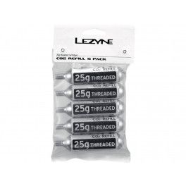 Lezyne Paquete 5 Cartuchos 25g