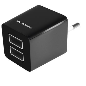 Cargador Universal 5v 2a Ac Dc 2 Pines Europeo Adaptador De Corriente Toma  Negro con Ofertas en Carrefour