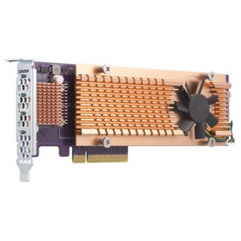 Qnap Qm2-4p-384 Tarjeta Y Adaptador De Interfaz Pcie Interno