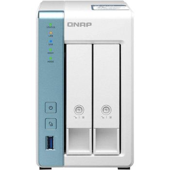 Nas Qnap Ts-231p3-4g/ 2 Bahías 3.5'- 2.5'/ 4gb Ddr3/ Formato Torre