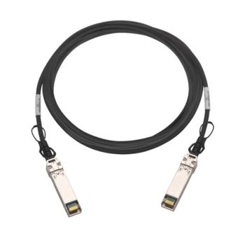 Qnap Cab-dac50m-sfpp Cable De Fibra Optica 5 M Sfp+ Negro