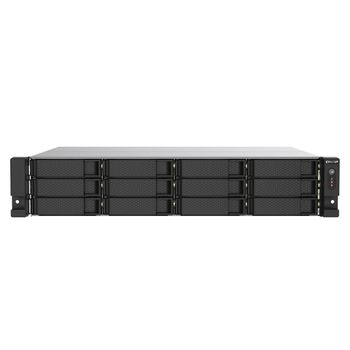 Qnap Ts-1273au-rp-8g Servidor De Almacenamiento Nas Bastidor (2u) Ethernet Aluminio, Negro V1500b