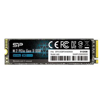 Silicon Power P34a60 M.2 512 Gb Pci Express Slc Nvme