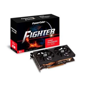 Tarjeta Gráfica Powercolor Rx 7600 Fighter 8gb Gddr6