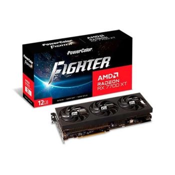 Tarjeta Gráfica Powercolor Rx 7700xt 12gb Gddr6 Fighter