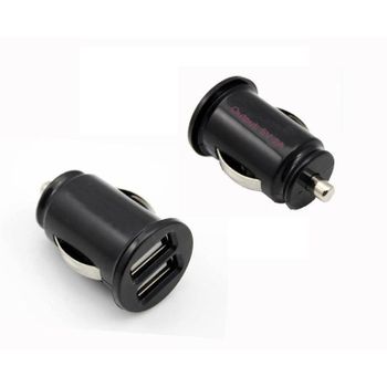 Cargador Coche USB Dos Tomas 2.1 Amperios. 5 V. Adaptador Enchufe USB  Cargador USB de Pared, Android, Iphone, Smartphones MAURE