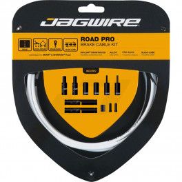 Jagwire Kit Freno Y Cambio Carretera Pro (sram/shimano) Reforzado Kevlar Blanco