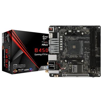 Asrock Placa Base Fatal1ty B450 Gaming-itx/ac Mini Itx Socket Am4