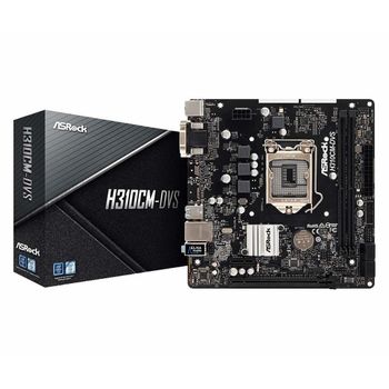 Placa Base Asrock Lga1151 H310cm-dvs Matx, Ddr4x2 2666, Usb3