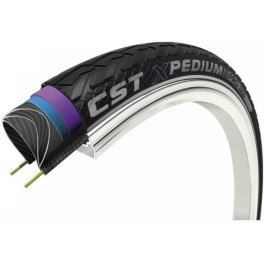 Cst Cubierta R Xpedium Pro 28x1.50 Rigida Negro Reflectante  (40-622)