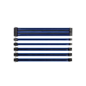 Kit De Cable De Alimentación Thermaltake Con Mangas Combo Pack Ttmod - Azul / Negro