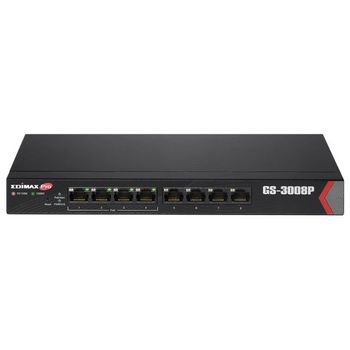 Edimax Switch Pro Gs-3008p 8xgb 4xpoe+