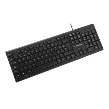 Tacens Anima Ak0es, Teclado Profesional Membrana, Usb 2.0, Negro, Idioma Español