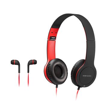 Mars Gaming Mhcx, Pack Gamer, Cascos+auriculares In-ear, Jack 3.5, Soft Touch