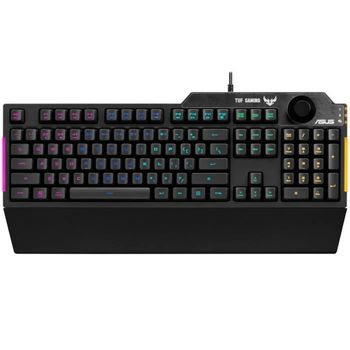 Teclado Para Juegos Tuf K1 - Membrana Rgb Aura Sync Azerty Asus