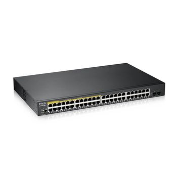 Zyxel Gs1900-48hpv2 Gestionado L2 Gigabit Ethernet (10/100/1000) Energía Sobre Ethernet (poe) Negro