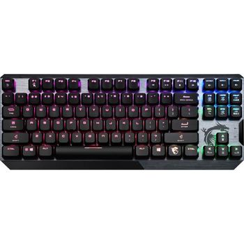 Teclado Mecánico Rgb Led Vigor Gk50 Low Profile Tkl Es Msi