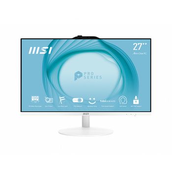 Msi 9s6-af8312-076 All-in-one Pc Intel® Core™ I5 68,6 Cm (27") 1920 X 1080 Pixeles 8 Gb Ddr4-sdram 512 Gb Ssd Pc Todo En Uno Windows 11 Home Wi-fi 6 (802.11ax) Blanco