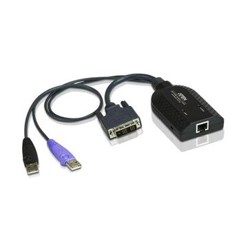 Aten Cpu Adapter/consoles/divers Usb - Dvi To Cat5e/6 Kvm Ad