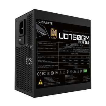 Gigabyte Ud750gm Pg5 Unidad De Fuente De Alimentación 750 W 20+4 Pin Atx Atx Negro