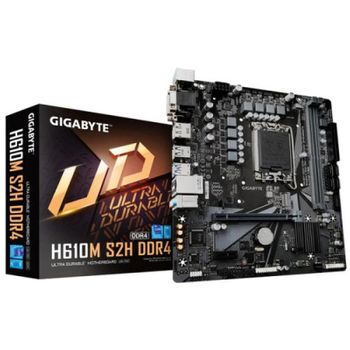 Placa Gigabyte H610m S2h Intel1700 2ddr4 Pcie3.0 4sata3 Usb3.2 Matx