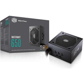 Cooler Master Fuente Semi-modular Masterwatt 650 650w 80+ Bronze