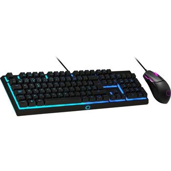 Kit De Teclado / Mouse Semi-mechanical Gaming Qwerty Cooler Master