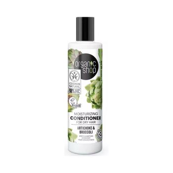 Acondicionador Hidratante Para Cabello Seco Alcachofa Y Brócoli, Organic Shop 280 Ml